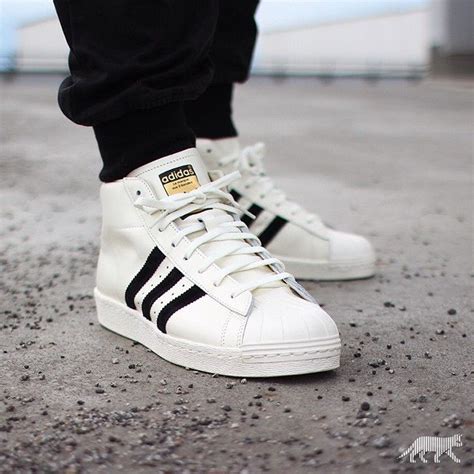 adidas high top shell toe.